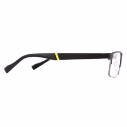 Hugo By Hugo Boss Glasses Frames HG 0136 RZZ Matte Black and Dark Ruthenium