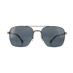 Hugo Boss Sunglasses 1045/S V81 IR Dark Ruthenium Grey Blue