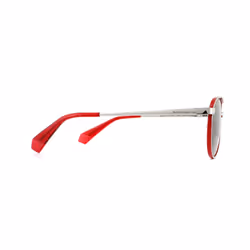 Polaroid Sunglasses PLD 6070/S/X J2B M9 Silver Red Grey Polarized