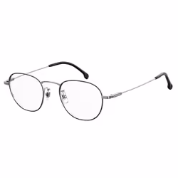 Carrera 217/G Square Prescription Eyewear Frames  Palladium Black  50m
