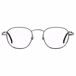 Carrera 217/G Square Prescription Eyewear Frames  Palladium Black  50m