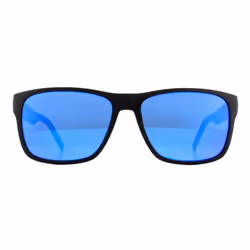 Tommy Hilfiger Sunglasses TH 1718/S 0VK Z0 Matte Black Blue Blue Mirror