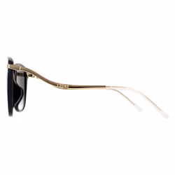 Jimmy Choo Sunglasses Peg/F/S 807 FQ Black Grey Gradient Gold Mirror