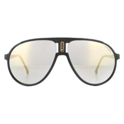 Carrera Sunglasses Champion 65 003/JO Matte Black Grey Bronze Mirrored