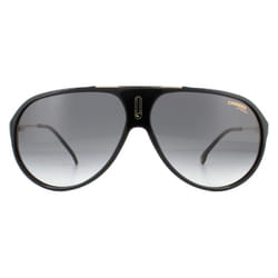 Carrera Sunglasses Hot 65 807/9O Black Dark Grey Gradient