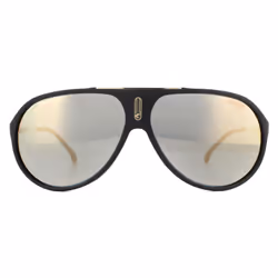 Carrera Sunglasses Hot 65 I46/JO Matte Black Gold Grey Bronze Mirrored