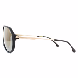 Carrera Sunglasses Hot 65 I46/JO Matte Black Gold Grey Bronze Mirrored