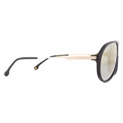 Carrera Sunglasses Hot 65 I46/JO Matte Black Gold Grey Bronze Mirrored