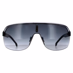 Carrera Sunglasses Topcar 1/N 80S 9O Black White Dark Grey Gradient