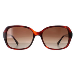 Kate Spade Sunglasses Yvette/S 086 LA Havana Brown Gradient Polarized