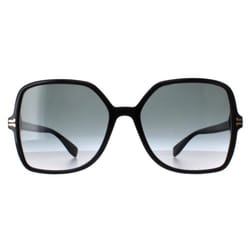 Marc Jacobs Sunglasses MJ 1105/S 807 9O Shiny Black Dark Grey Gradient