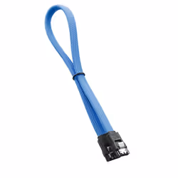 Cablemod CM-CAB-SATA-N30KLB-R, 0.3 m, SATA III, Female/Female, Blue, Straight, Straight
