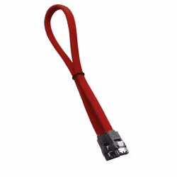 Cablemod ModMesh, 0.3 m, SATA III, SATA 7-pin, SATA 7-pin, Male/Male, Black, Red