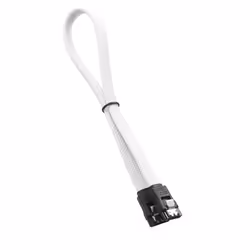 Cablemod ModMesh, 0.3 m, SATA III, SATA 7-pin, SATA 7-pin, Male/Male, Black, White