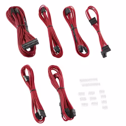 Cablemod CM-CSR-EKIT-KR-R, Red, 250 mm, 160 mm, 30 mm, 490 g