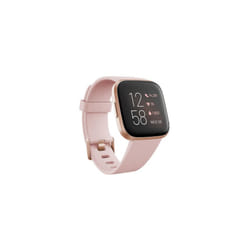 Smartwatch Fitbit Versa 2 dial gold 40mm strap rubber sports GPS watch