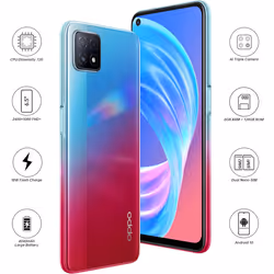Oppo A73 5G Dual SIM | 128GB - Red, 8GB