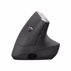 Mouse LOGITECH MX Vertical Black Bluetooth USB 4000 4 Vertical Mac OS