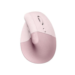 Mouse LOGITECH Lift Pink Bluetooth USB 4000 4 Vertical Mac OS