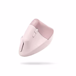 Mouse LOGITECH Lift Pink Bluetooth USB 4000 4 Vertical Mac OS