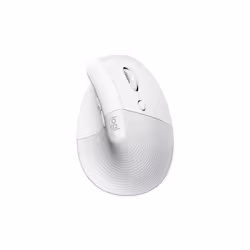 Mouse LOGITECH Lift White Bluetooth USB 4000 4 Vertical Mac OS