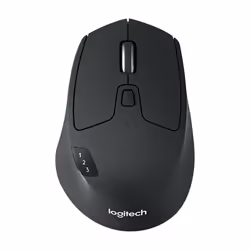 Mouse LOGITECH M720 Black Bluetooth USB 1000 7 Classic Windows