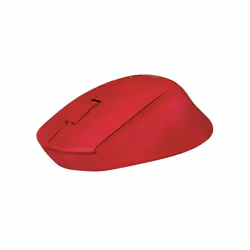Mouse LOGITECH M280 Red Wireless USB 1000 3 Classic Windows