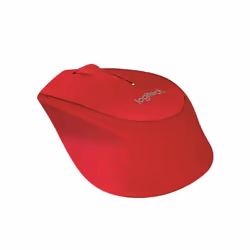 Mouse LOGITECH M280 Red Wireless USB 1000 3 Classic Windows