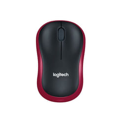 Mouse LOGITECH M186 Red Bluetooth USB 1000 3 Classic Windows