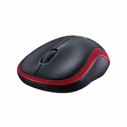 Mouse LOGITECH M185 Red Wireless USB 1000 3 Classic Windows