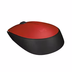 Mouse LOGITECH M170 Red Bluetooth USB 1000 3 Classic Windows