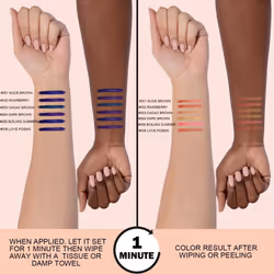 popcode Peel Off Lip Liner Stain  Infused with Nourishing Ingredients & Vitamin E  Quick Set Lip Stain Peel Off Long Lasting For All Skin Types #001 N