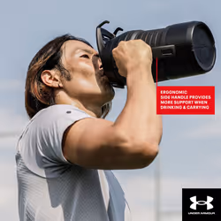 Under Armour Playmaker Sport Jug  Water Bottle with Handle  Foam Insulated & Leak Resistant  64oz  Breeze Blue
