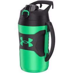 Under Armour Sports Water Jug 64oz Insulated Water Bottle w/Handle Half Gallon Fence Hook Leak Resistant Baseball Footb ...