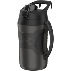 Under Armour Playmaker Sport Jug  Water Bottle with Handle  Foam Insulated & Leak Resistant  64oz  Jet Grey/Black