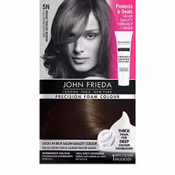 JOHN FRIEDA 5N Brilliant Brunette Medium Natural Brown, Brown, 5N, Brilliant Brunette Medium Natural Brown