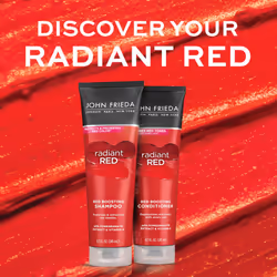 John Frieda Radiant Red Red Boosting Conditioner  8.3 Ounce Daily Conditioner  with Pomegranate and Vitamin E  Helps Replenish Red Hair Tones