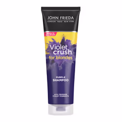 John Frieda Violet Crush Purple Shampoo for Blonde Hair Blonde Toner Neutralizes Brassy Yellow Tones for Bleached Platinum ...