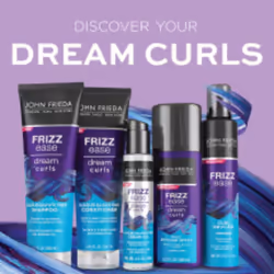 John Frieda Frizz Ease Dream Curls Conditioner  Hydrates and Defines Curly  Wavy Hair  Helps Control Frizz  SLS/SLES Sulfate Free  Enhances Natural Cu