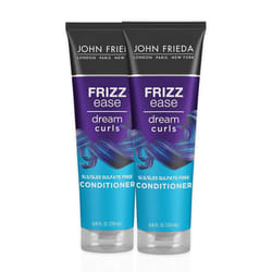 John Frieda Frizz Ease Dream Curls Curly Hair Conditioner  SLS/SLES Sulfate-Free  For Natural Curly Hair  8.45 Fl Oz (2 Pack)