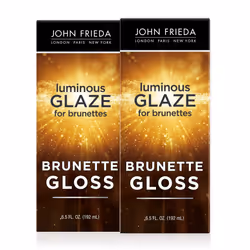 John Frieda Brilliant Brunette Luminous Hair Glaze  Color Enhancing Glaze  Designed to Fill Damaged Areas for Smooth  Glossy  ...
