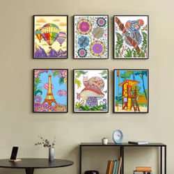 The Helper Bees B0BTM7KBXC art paper Art paper pad 20 sheets