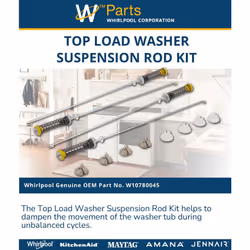 Whirlpool W10780045 Suspension  Replaces W10821956  W10537443  W10780053  and more  Metal