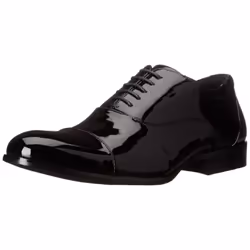 STACY ADAMS mens Gala Oxford  Black Patent  8.5 US