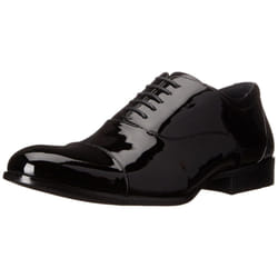 STACY ADAMS mens Gala Oxford  Black Patent  8.5 US