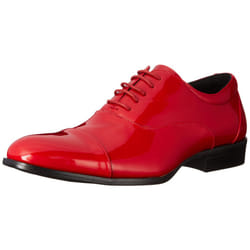 STACY ADAMS mens Gala oxfords shoes  Red Patent  9.5 US