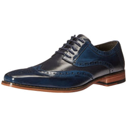 STAcY ADAMS mens Tinsley - Wingtip Oxford  cobaltNavy  75 US