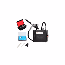 Airbrush Kit with Compressor 03mm 7cc Dual Action Airbrush for Makeup Nail Art Painting Tattoo Decoration Cake Spray Nail Too ...