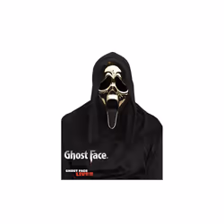 Ghost Face Gold Chrome Mask