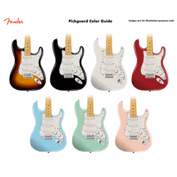 Fender Modern Pickguard  Stratocaster LH  11-Hole - Parchment 3-Ply